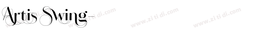 Artis Swing字体转换